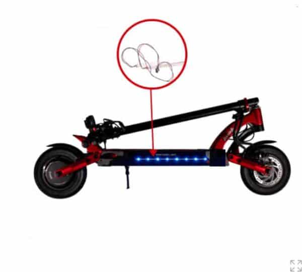 Deck Side LED strip lights for Kaabo Mantis e-scooter