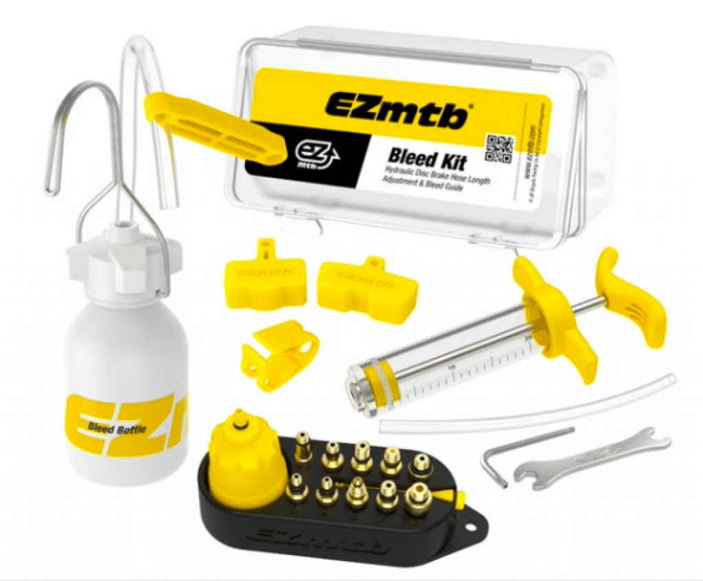 EZMTB Universal bleed kit, for Shimano, ZOOM, NUTT, tektro, avid hydraulic brakes. With the right bleed kit, a little bit of know-how and 30 minutes to set aside you can easily breathe new life into your hydraulic e-scooter brakes.
