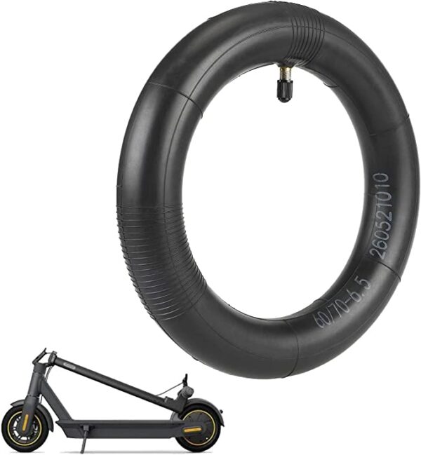 Tube 60/70-6.5 for Segway Ninebot Max G30 / G30E / G30LP / G30D Electric Scooter for 10 Inches Tire Front Rear Anti-Puncture Tire Wheel Replacement Non-Slip