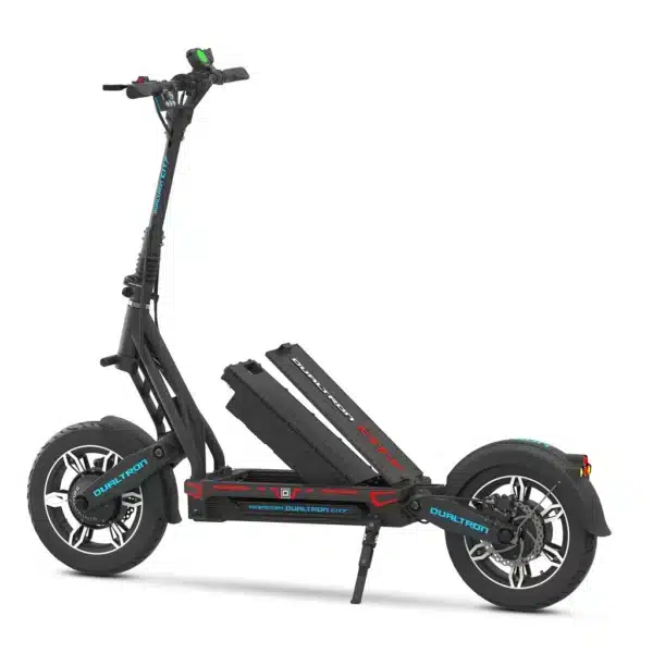 Like all existing Dualtrons, the Dualtron City is not only the safest electric scooter on the market, ... 60V 25Ah. Range. 60km. Motor. 4000W Dual hub motor.